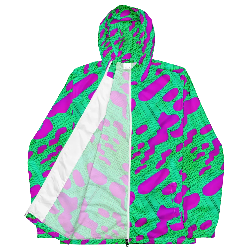 Electric Scale on Men's Windbreaker — Front