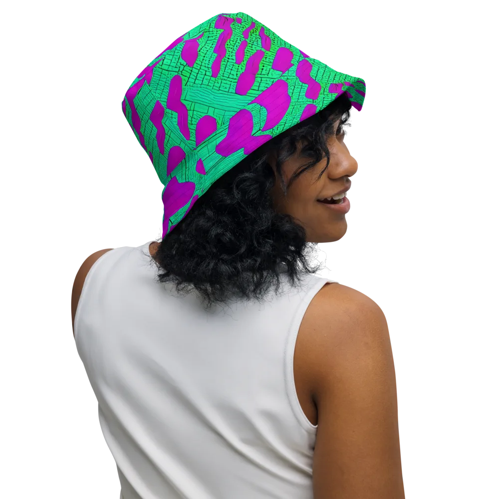Electric Scale on Reversible Bucket Hat — Right Outside