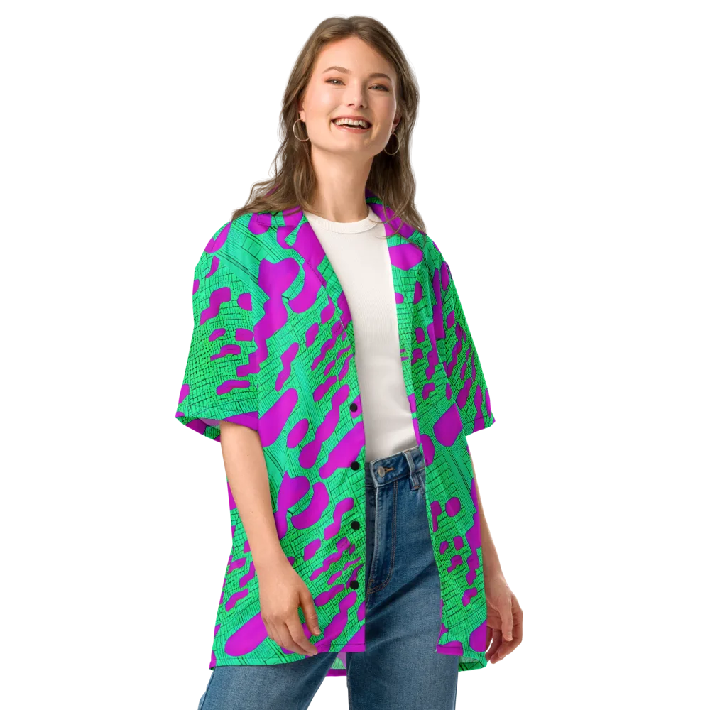 Electric Scale on Button Shirt — Front