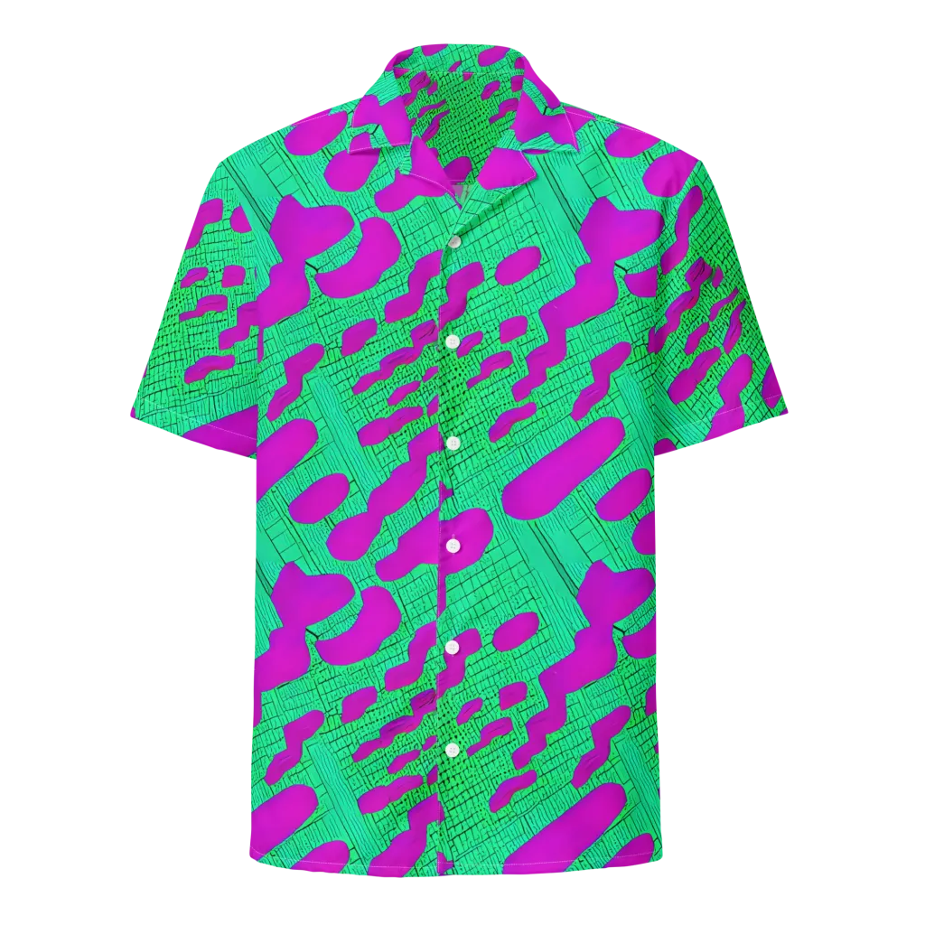 Electric Scale on Button Shirt — Front