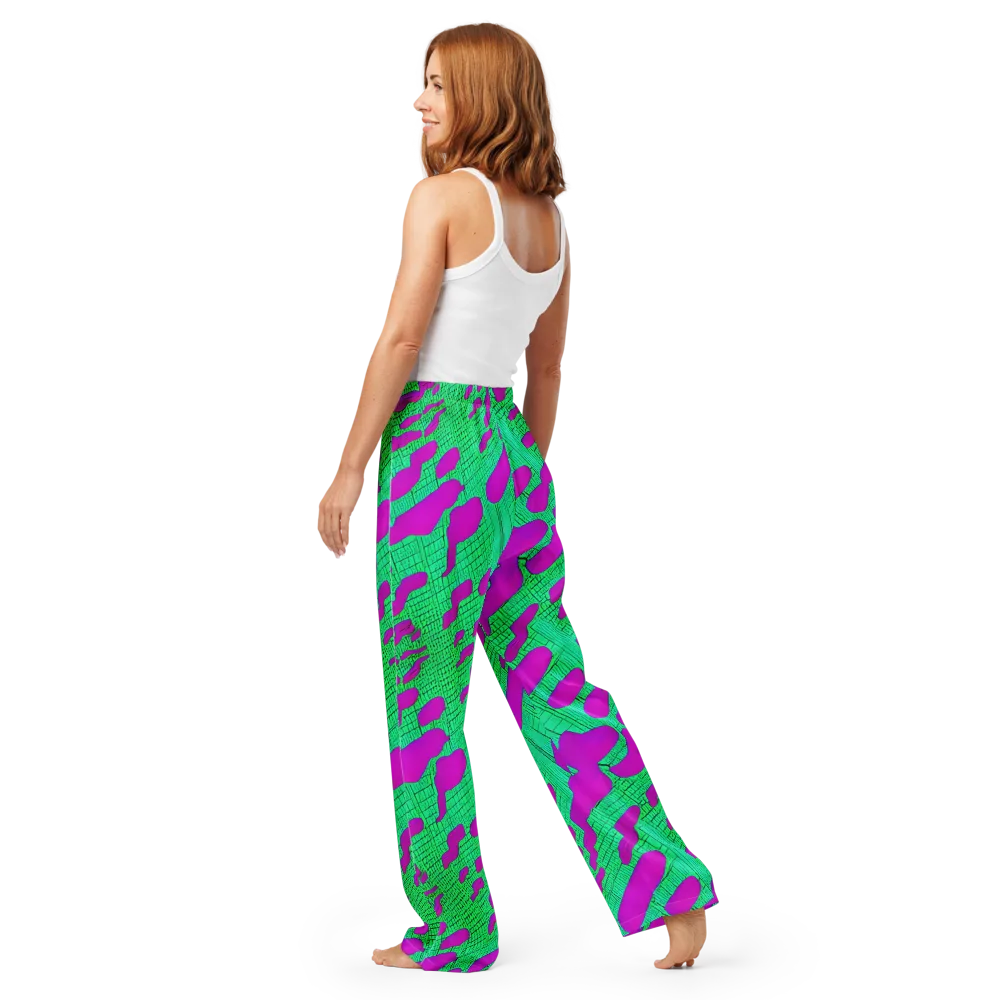 Electric Scale on Women's Pajama Pants — Back