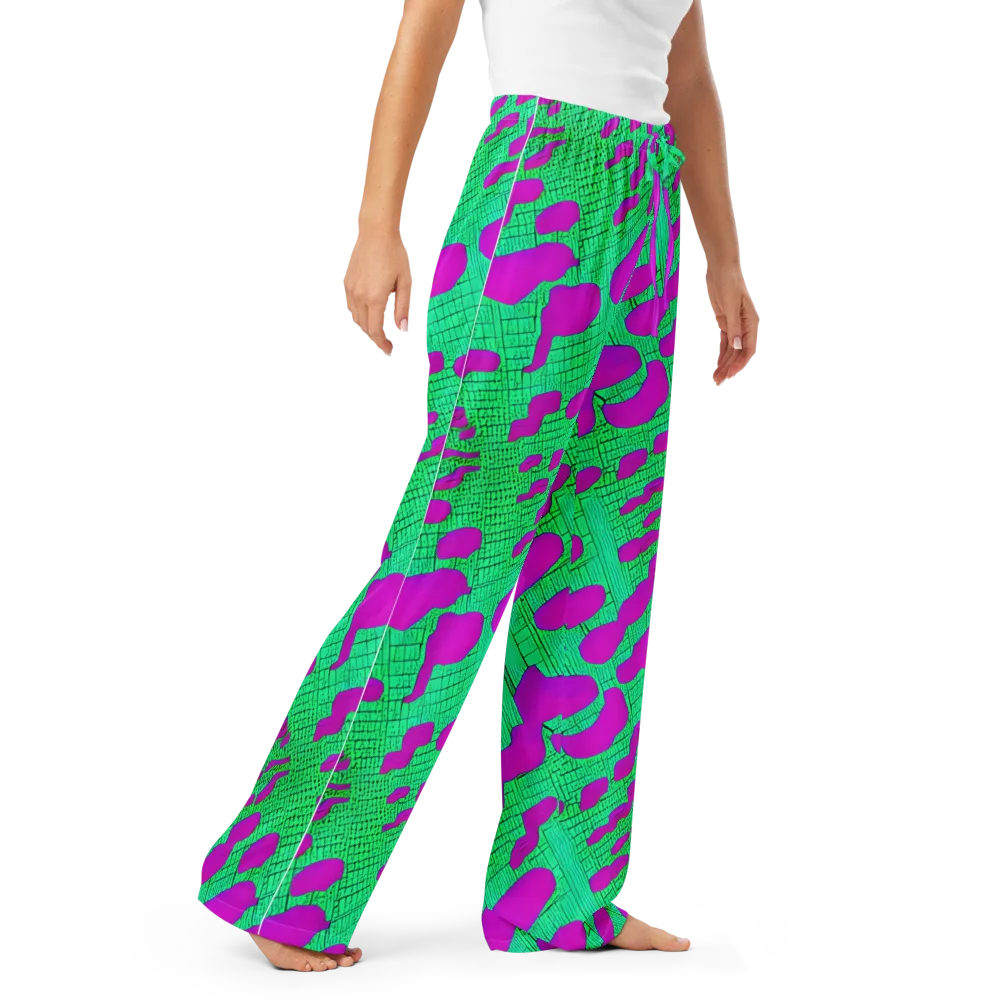 Electric Scale on Women's Pajama Pants — Right Front