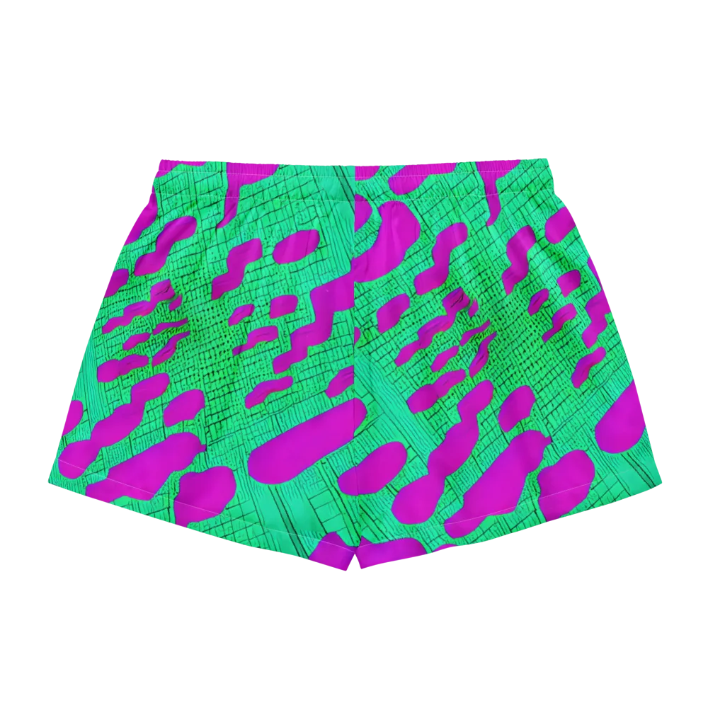 Electric Scale on Women's Pajama Shorts — Back