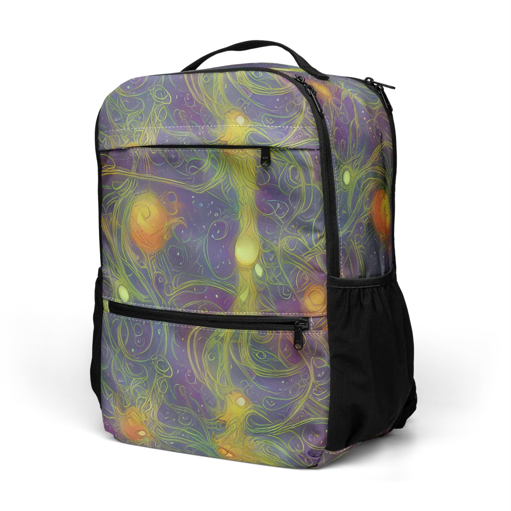 Bioluminal Garden on Utility Backpack — Left Front
