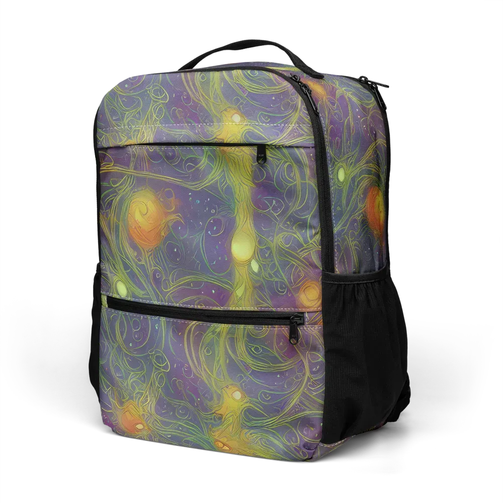 Bioluminal Garden on Utility Backpack — Left Front