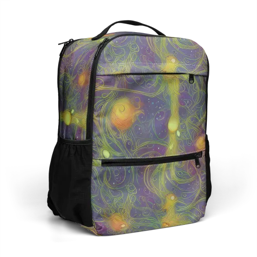 Bioluminal Garden on a Utility Backpack