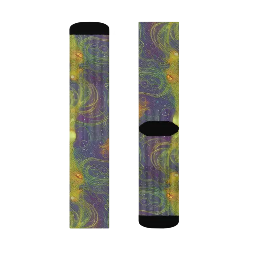 Bioluminal Garden on a Socks
