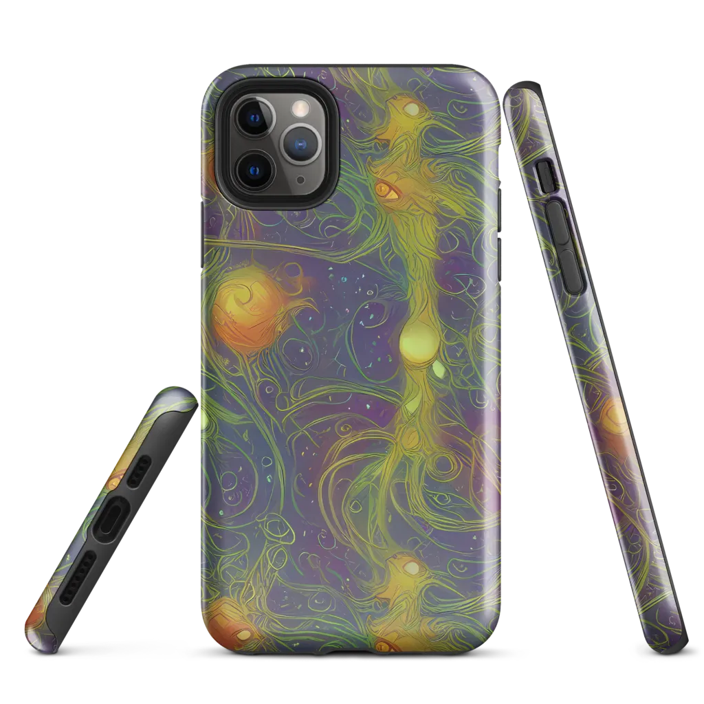 Bioluminal Garden on Tough Case for iPhone® — Front