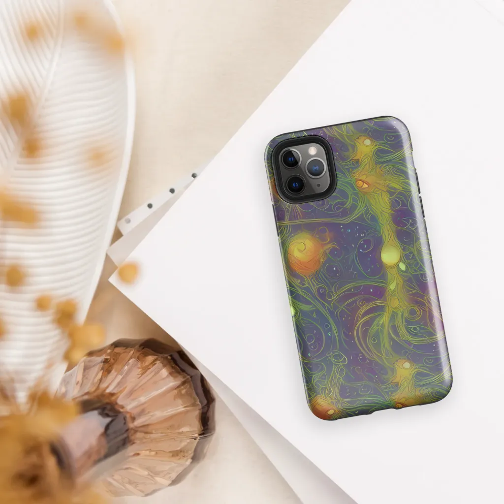 Bioluminal Garden on Tough Case for iPhone® — Front