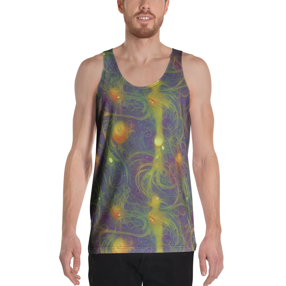 Bioluminal Garden on Men's Tank Top — Front