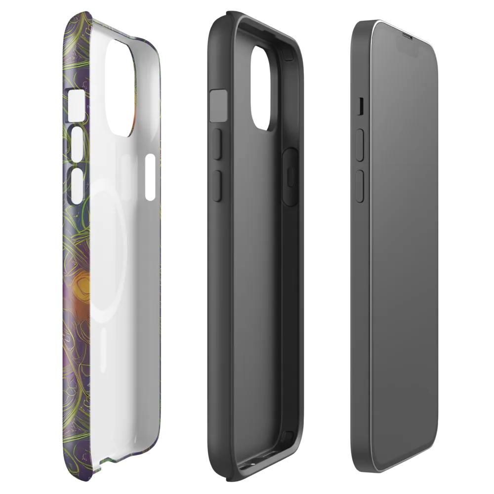 Bioluminal Garden on MagSafe Tough Case for iPhone® — Front