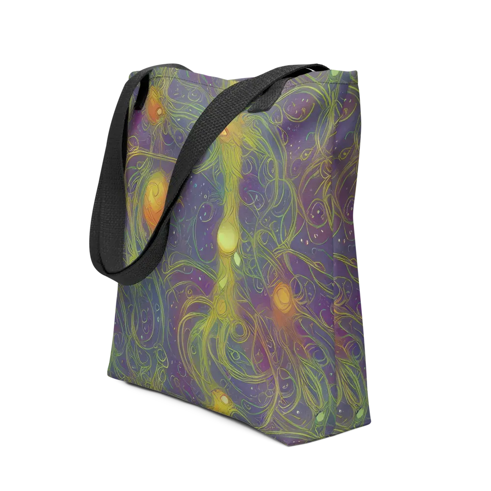 Bioluminal Garden on Tote Bag — Front