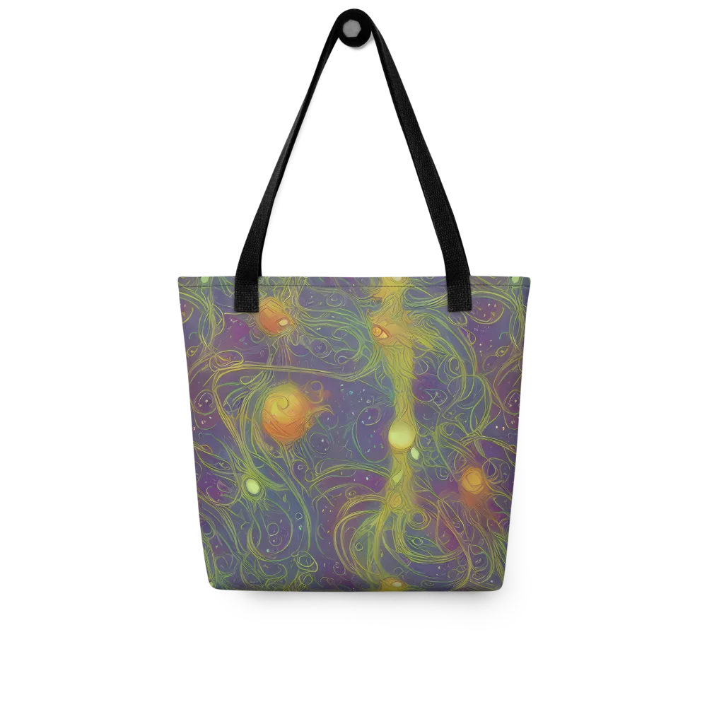 Bioluminal Garden on Tote Bag — Front