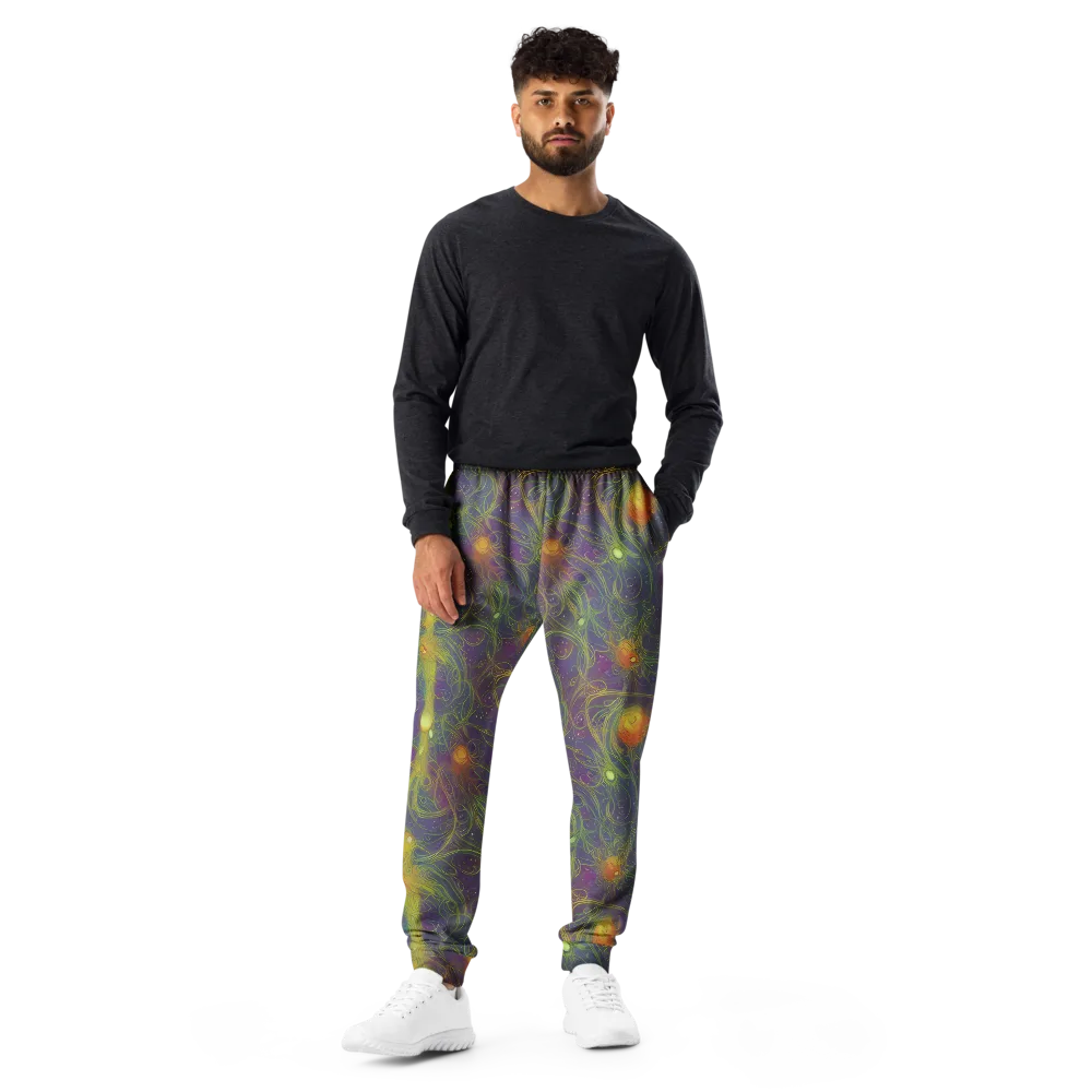 Bioluminal Garden on Men's Joggers — Front