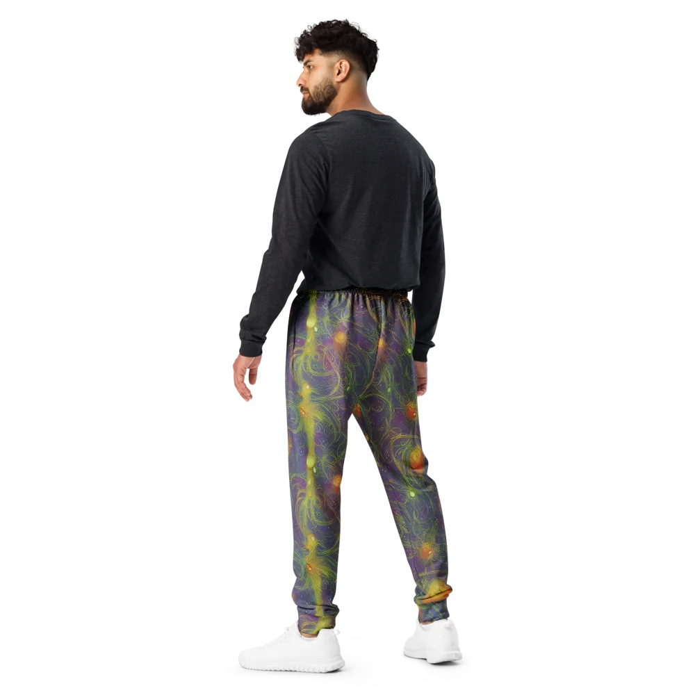 Bioluminal Garden on Men's Joggers — Back