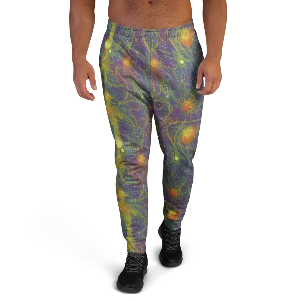 Bioluminal Garden on Men's Joggers — Front