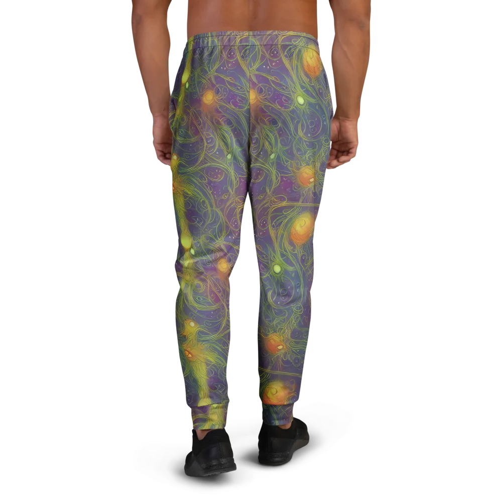 Bioluminal Garden on Men's Joggers — Back