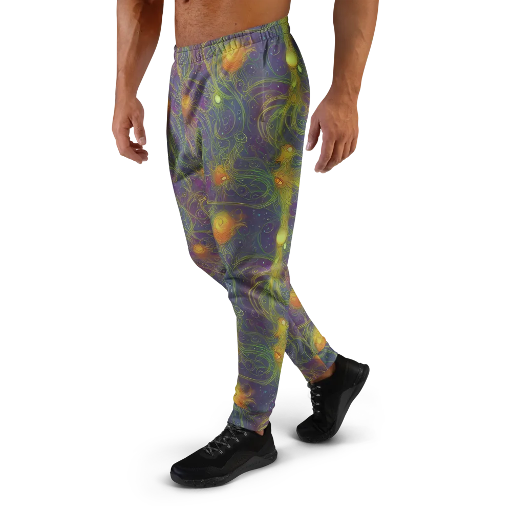 Bioluminal Garden on Men's Joggers — Left