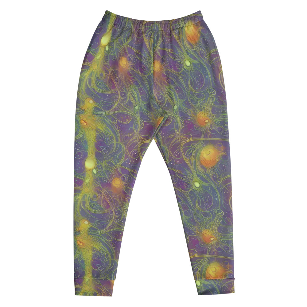 Bioluminal Garden on Men's Joggers — Front
