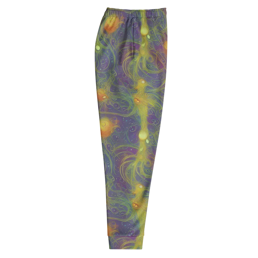 Bioluminal Garden on Men's Joggers — Right