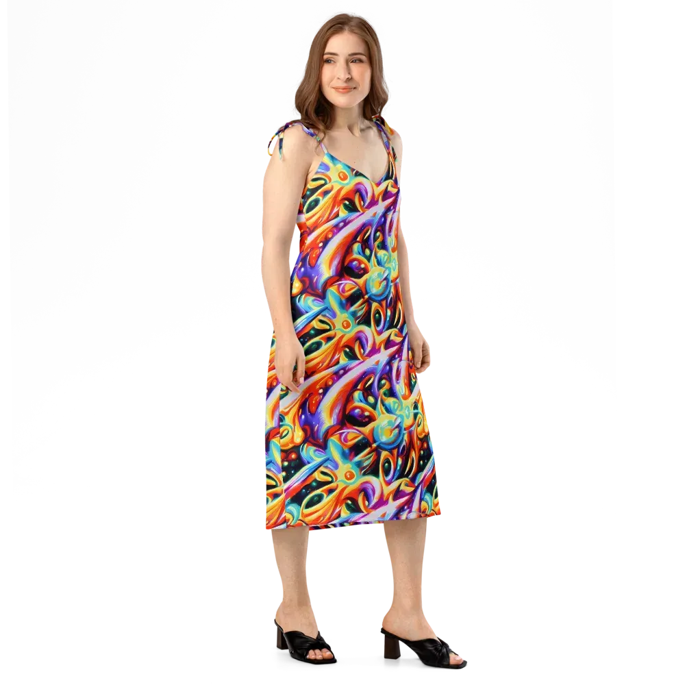 Fluid Voltage on Slip Dress — Right Front