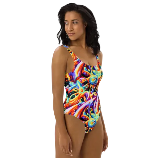 Fluid Voltage on a One-Piece Swimsuit