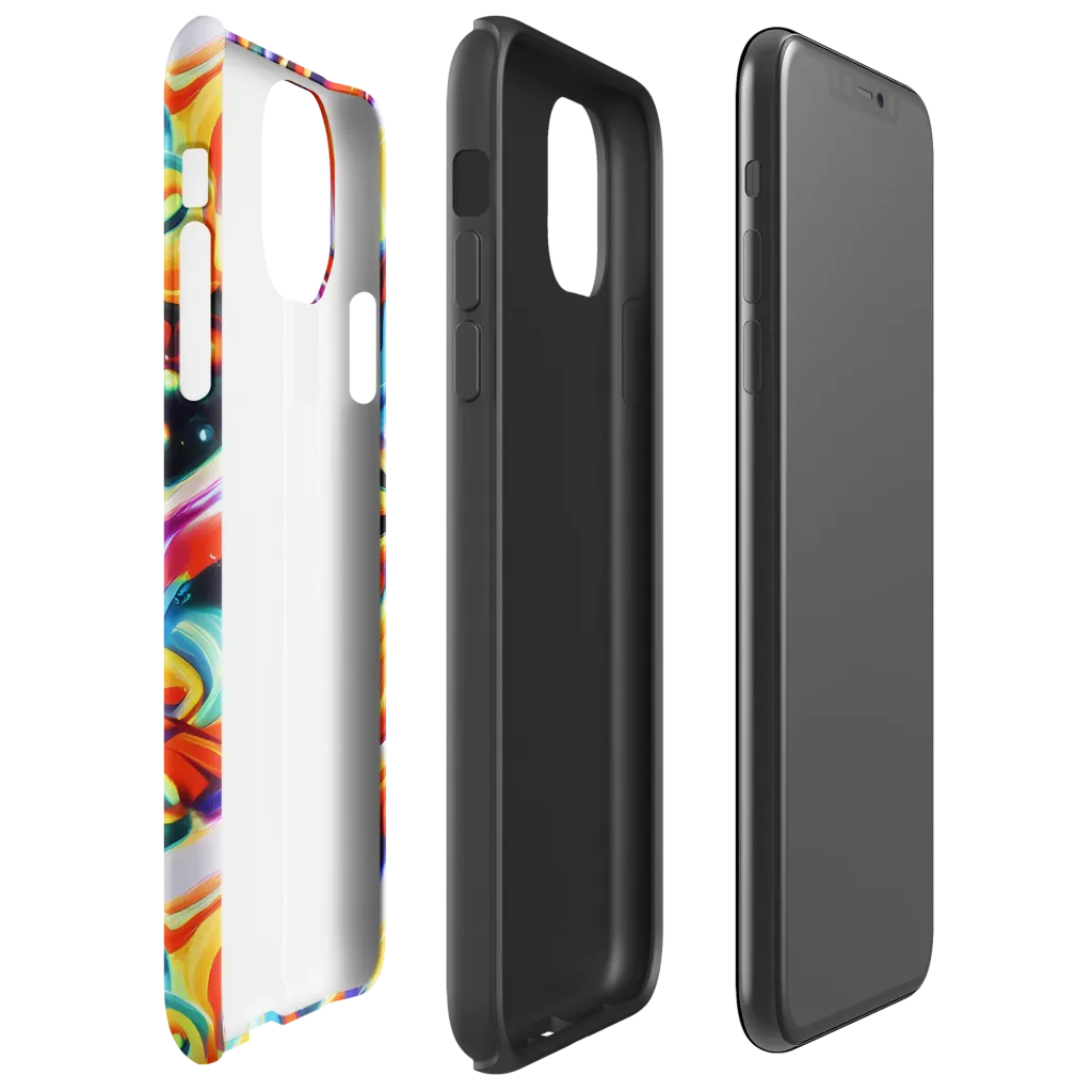 Fluid Voltage on Tough Case for iPhone® — Right