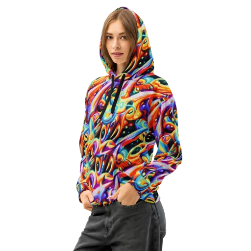 Fluid Voltage on a Cotton Hoodie