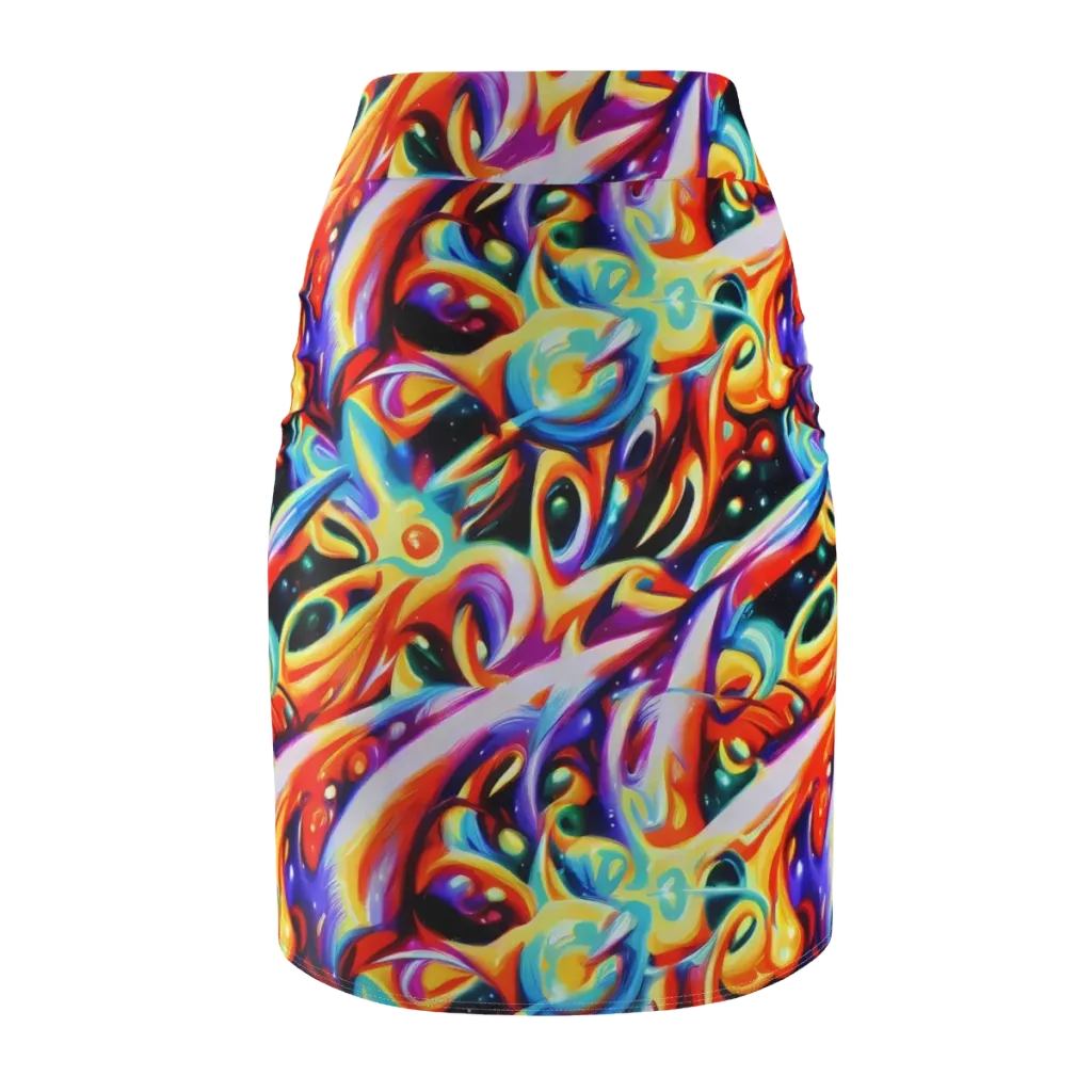 Fluid Voltage on Pencil Skirt — Back