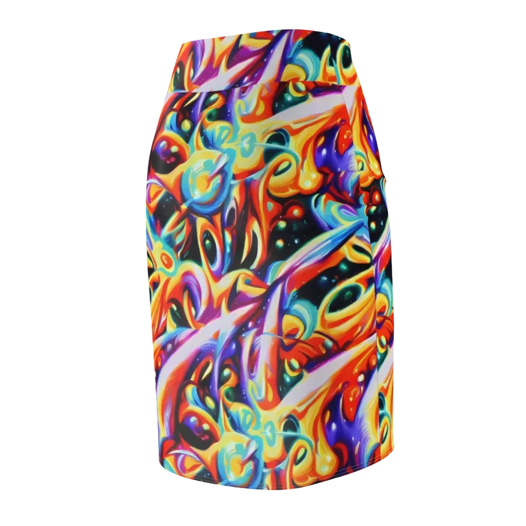 Fluid Voltage on Pencil Skirt — Back Side