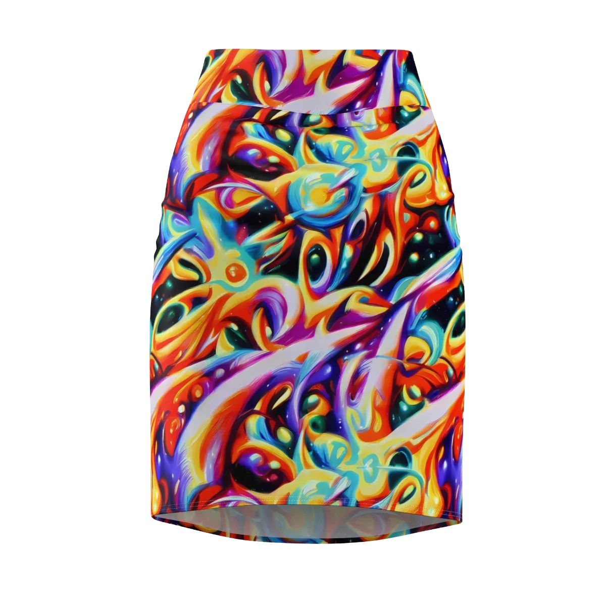 Fluid Voltage on Pencil Skirt — Front