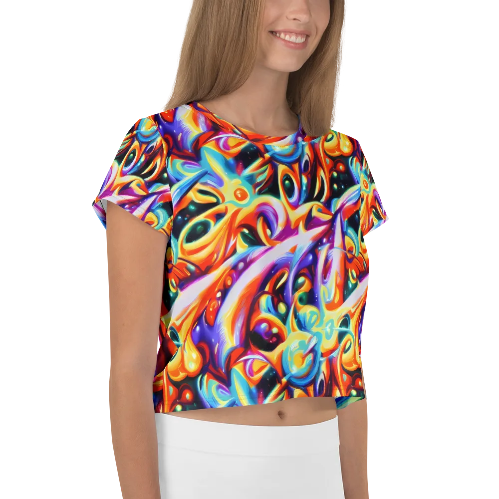 Fluid Voltage on Crop Tee — Right