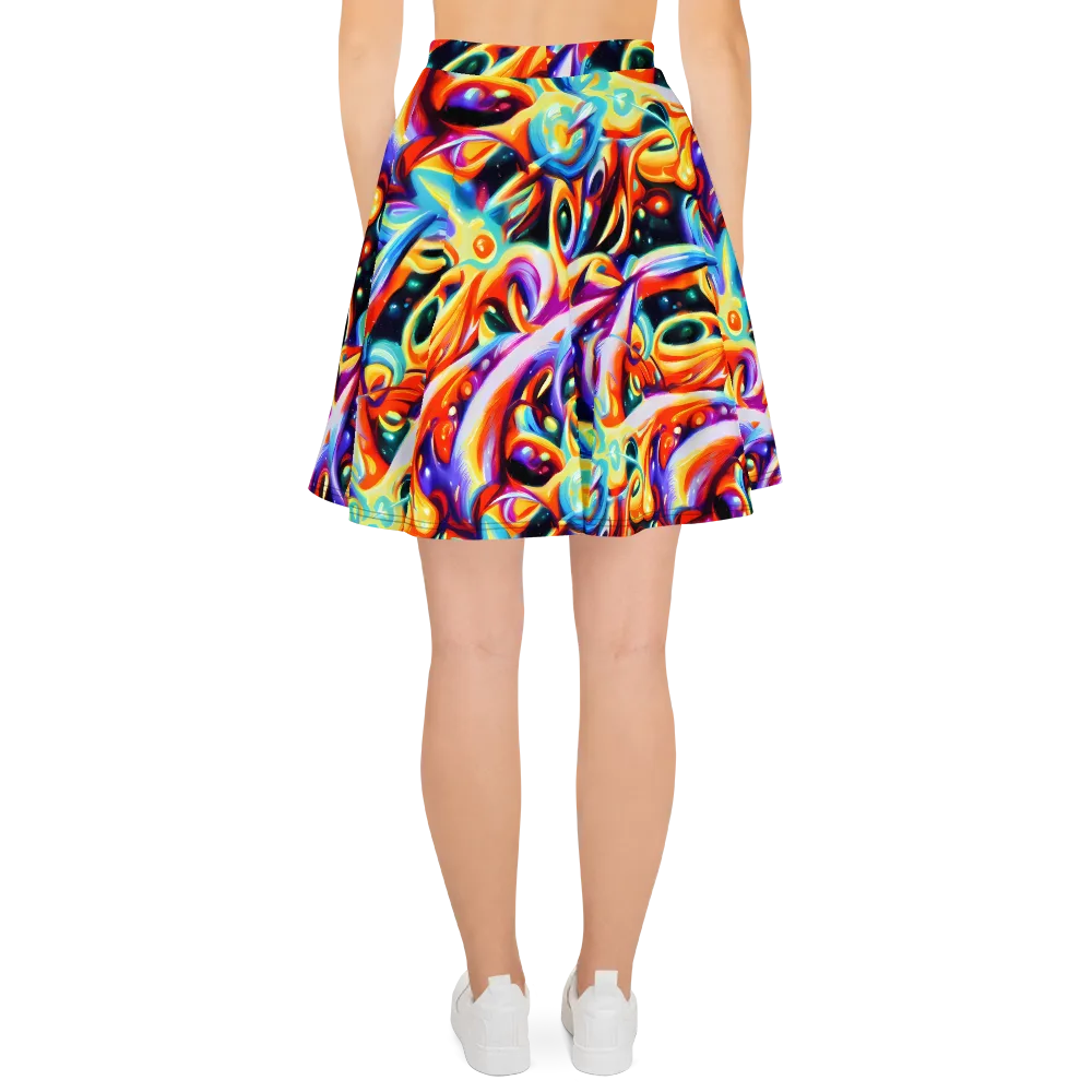 Fluid Voltage on Skater Skirt — Back
