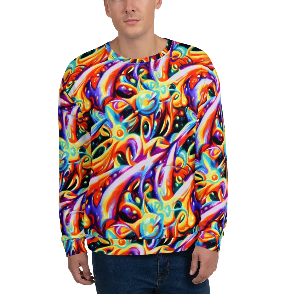 Fluid Voltage on Sweatshirt — Front