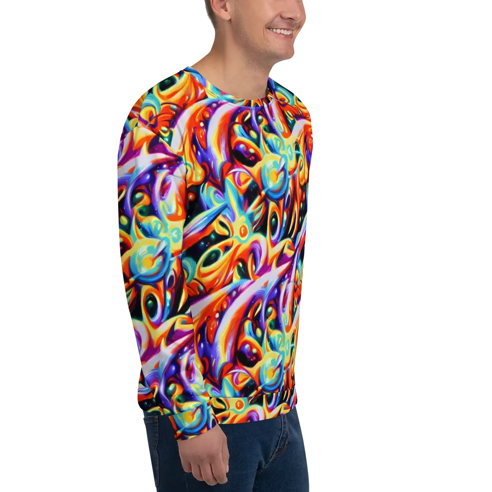 Fluid Voltage on Sweatshirt — Right Front
