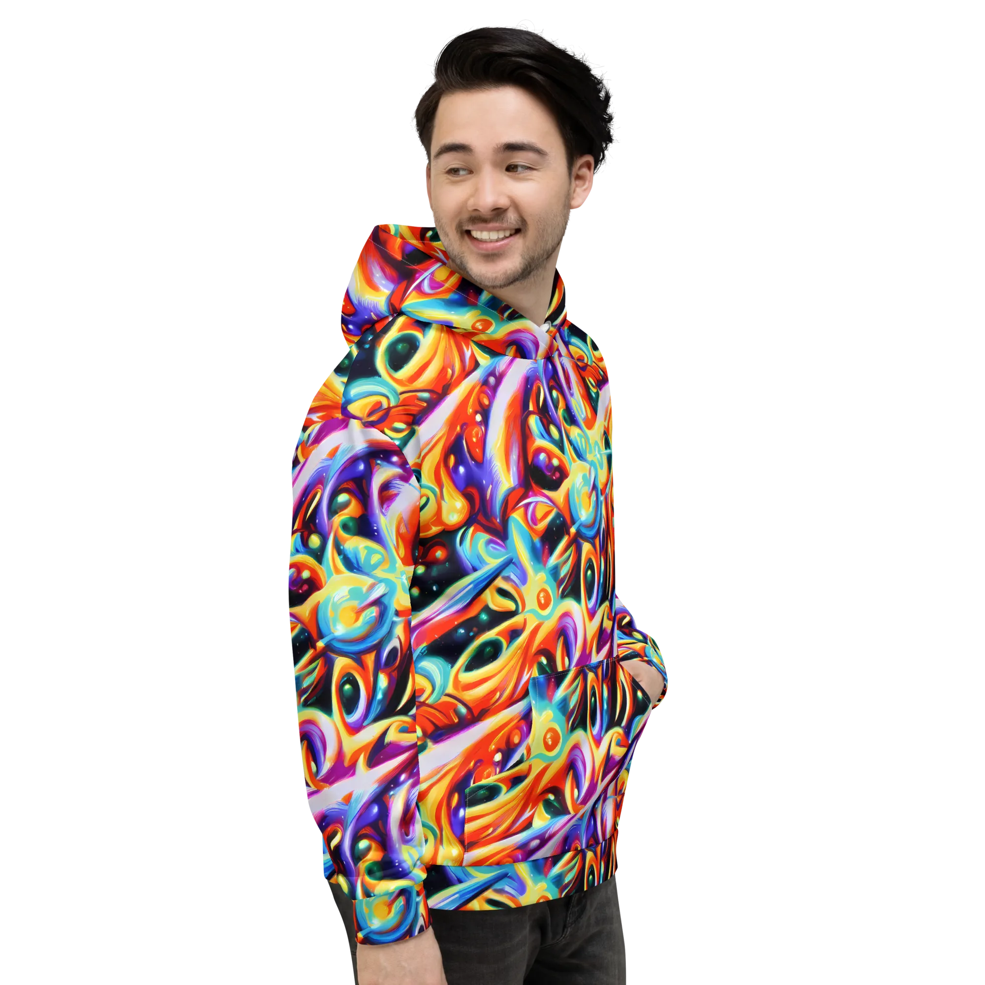 Fluid Voltage on Hoodie — Right