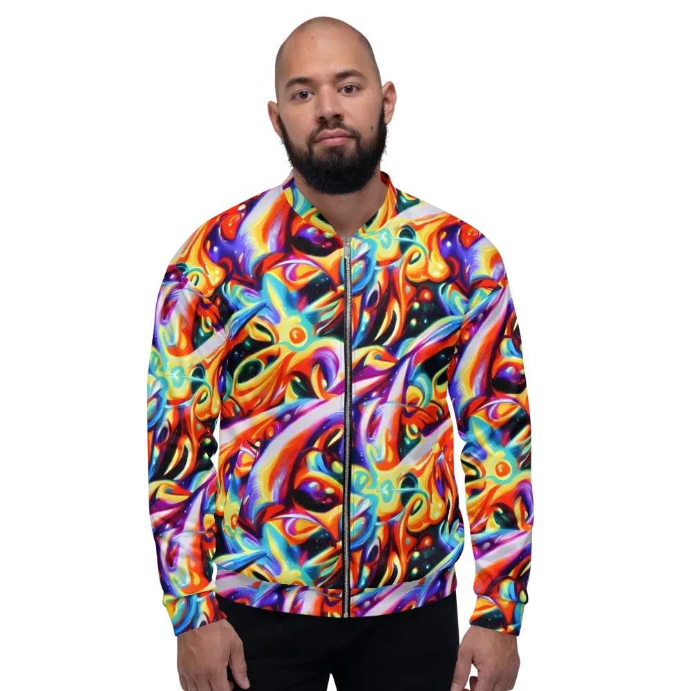 Fluid Voltage on Bomber Jacket — Front