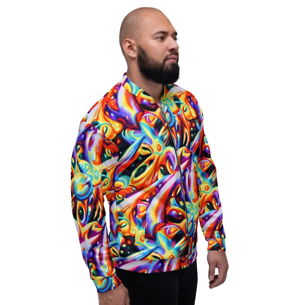 Fluid Voltage on Bomber Jacket — Right