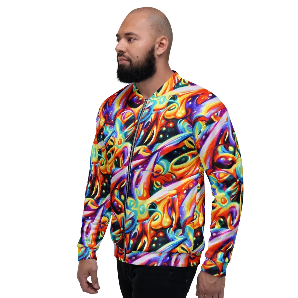 Fluid Voltage on Bomber Jacket — Left