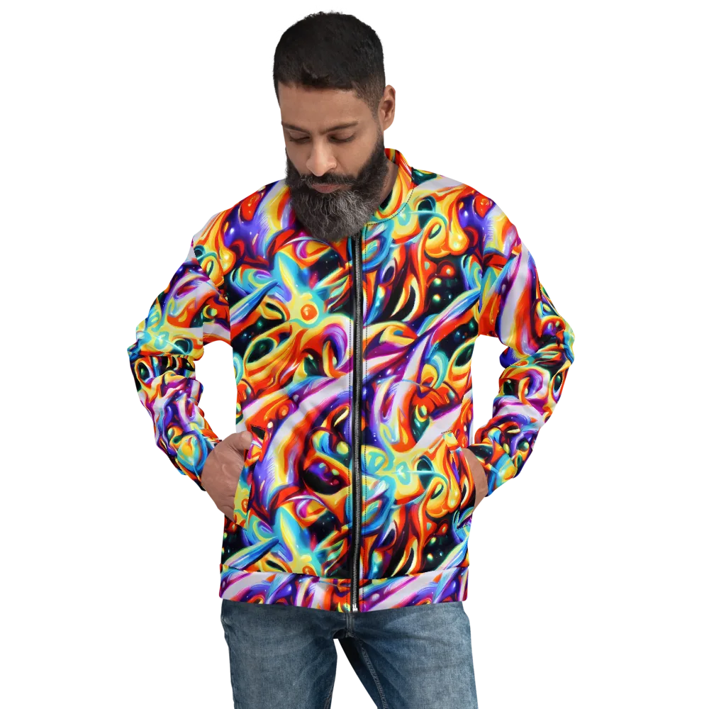 Fluid Voltage on Bomber Jacket — Front
