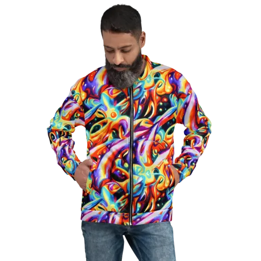 Fluid Voltage on a Bomber Jacket