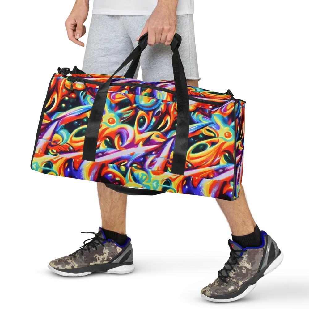 Fluid Voltage on Duffle Bag — Front