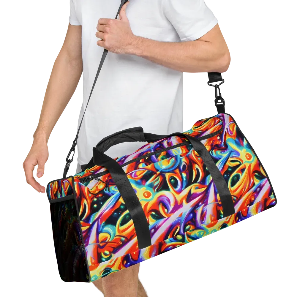 Fluid Voltage on Duffle Bag — Right Front