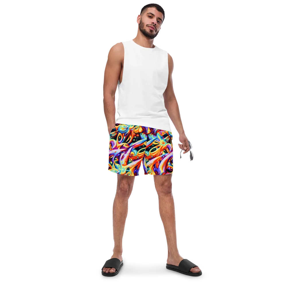 Fluid Voltage on Swim Trunks — Front