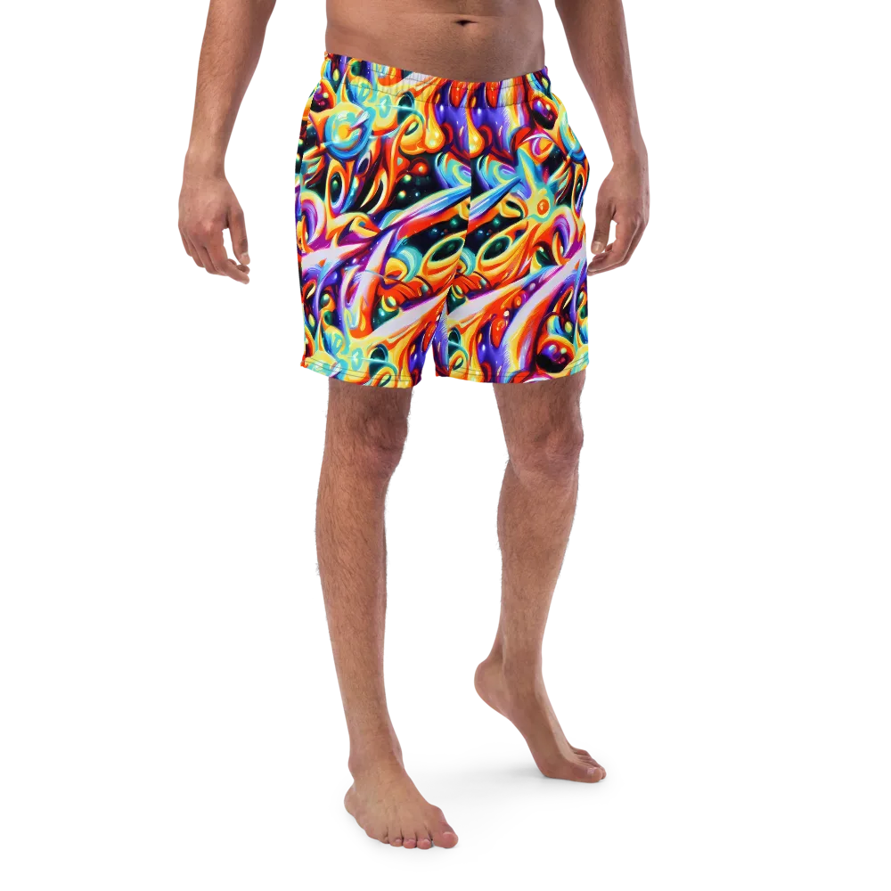 Fluid Voltage on Swim Trunks — Front