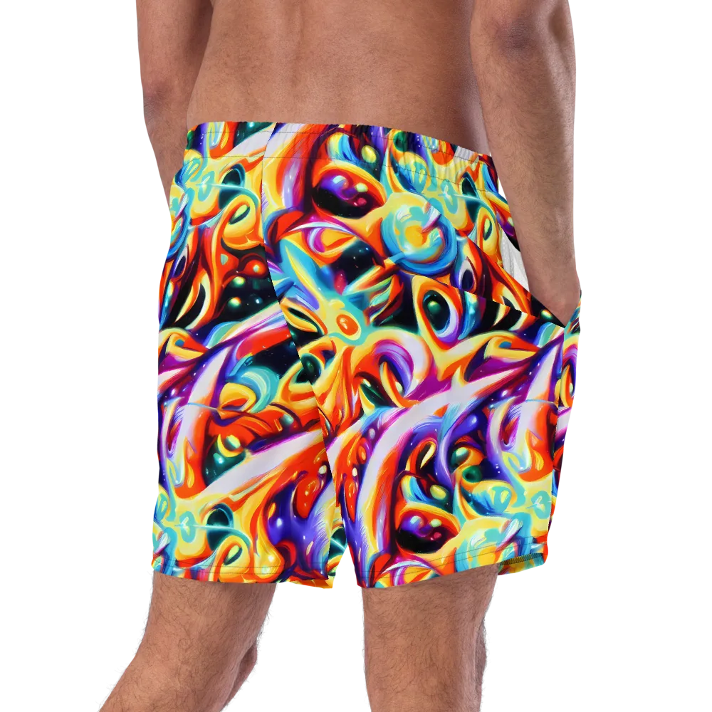 Fluid Voltage on Swim Trunks — Right Back