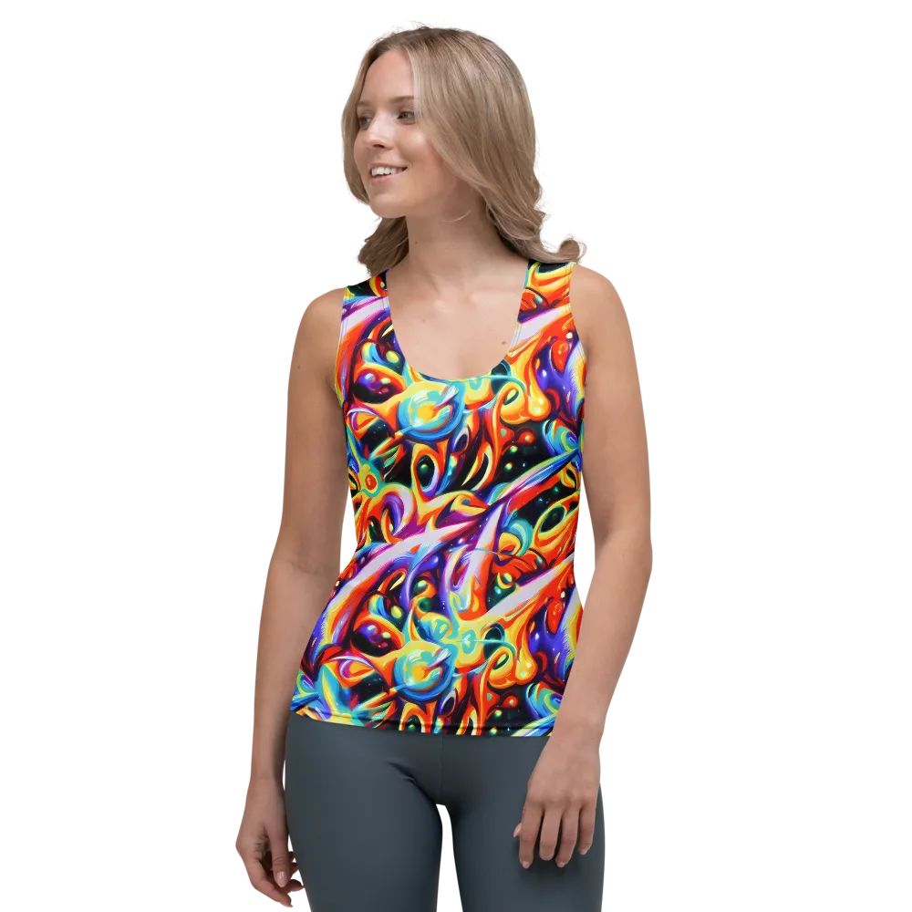 Fluid Voltage on Women's Tank Top — Front
