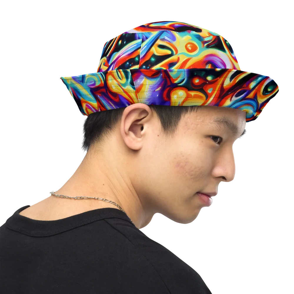 Fluid Voltage on Reversible Bucket Hat — Right Outside