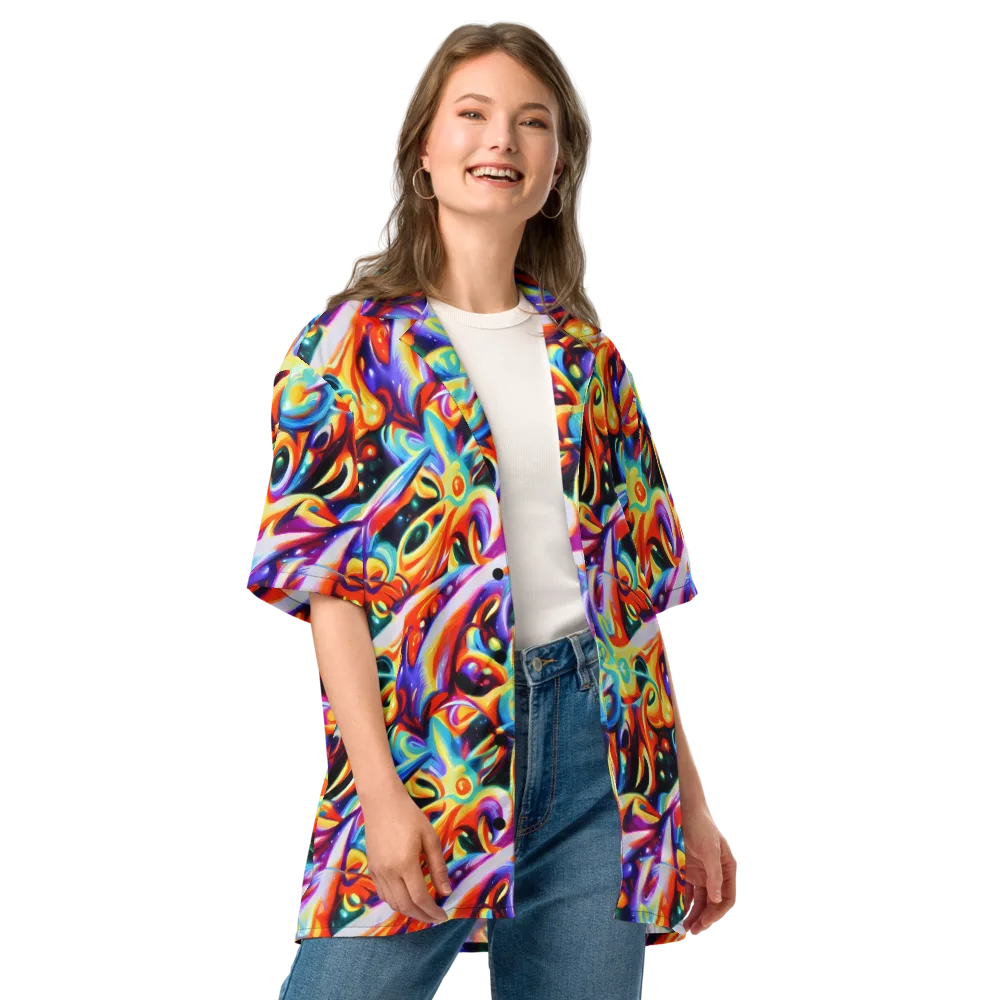 Fluid Voltage on Button Shirt — Front