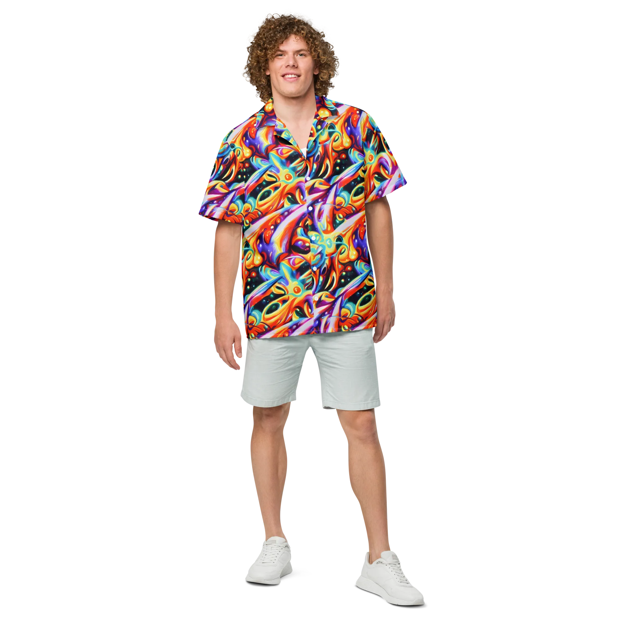 Fluid Voltage on Button Shirt — Front